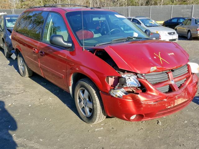 2D4GP44L66R654461 - 2006 DODGE GRAND CARA 红色 照片 1