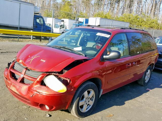 2D4GP44L66R654461 - 2006 DODGE GRAND CARA 红色 照片 2