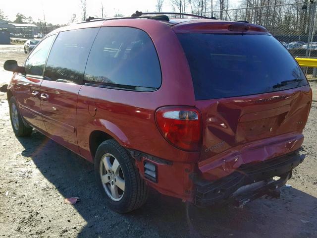 2D4GP44L66R654461 - 2006 DODGE GRAND CARA 红色 照片 3