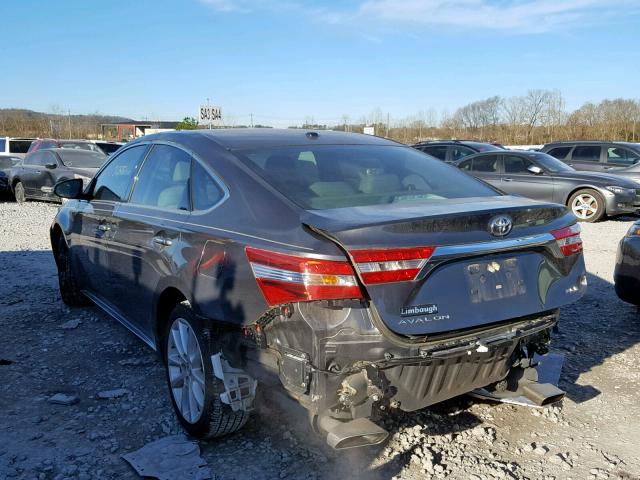 4T1BK1EB5DU033511 - 2013 TOYOTA AVALON BAS GRAY photo 3