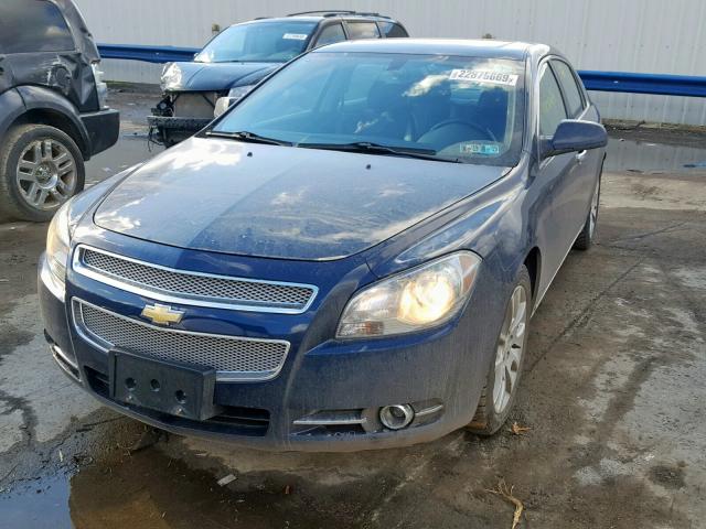 1G1ZK57729F229297 - 2009 CHEVROLET MALIBU LTZ ლურჯი ფოტო 2