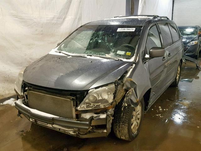 5FNRL3H54AB080972 - 2010 HONDA ODYSSEY EX CHARCOAL photo 2