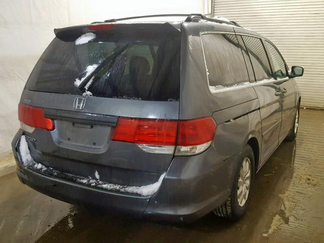 5FNRL3H54AB080972 - 2010 HONDA ODYSSEY EX CHARCOAL photo 4