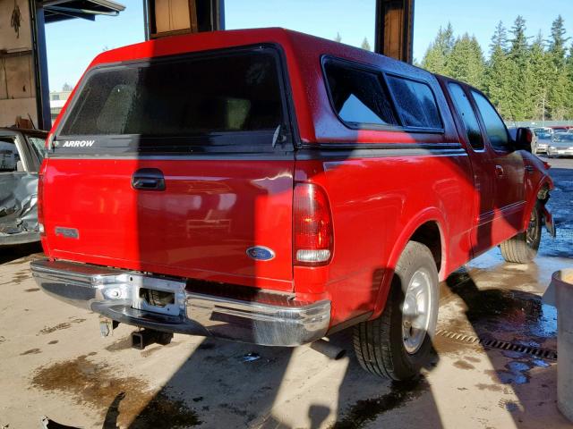 2FTRX17L6YCA32836 - 2000 FORD F150 RED photo 4