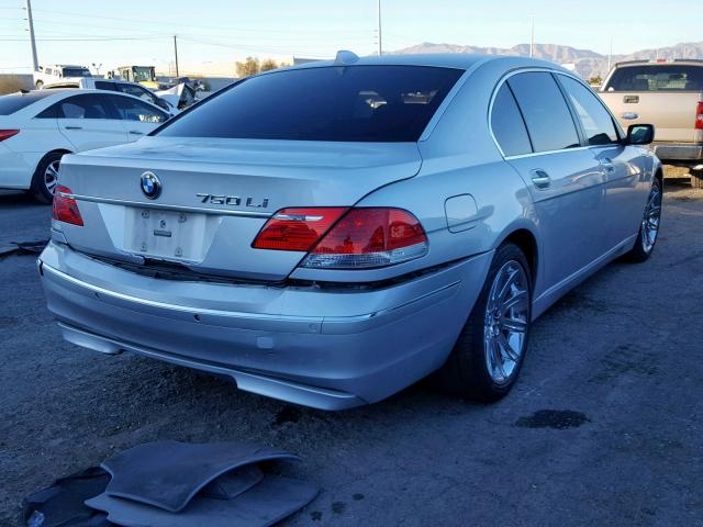 WBAHN83526DT59892 - 2006 BMW 750 LI SILVER photo 3