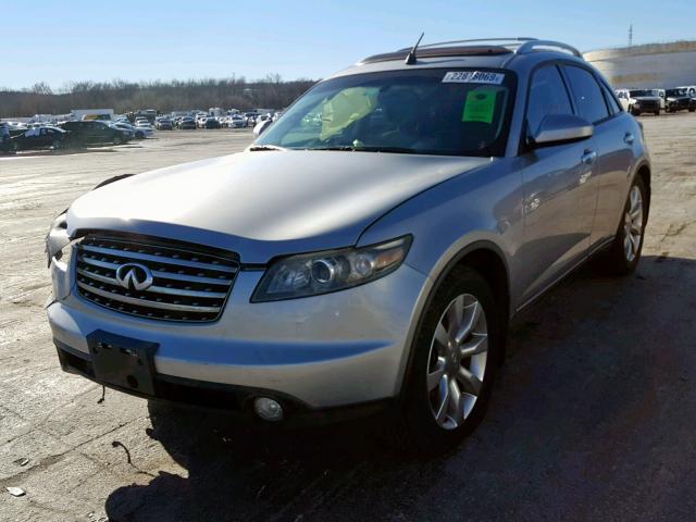 JNRAS08W35X209996 - 2005 INFINITI FX35 SILVER photo 2