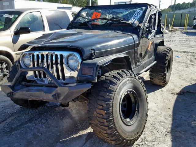 1J4FY19S5VP436008 - 1997 JEEP WRANGLER / BLACK photo 2