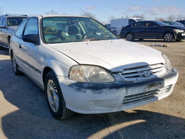 1HGEJ6229XL071583 - 1999 HONDA CIVIC DX WHITE photo 1