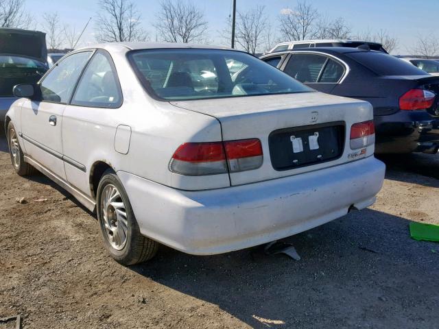 1HGEJ6229XL071583 - 1999 HONDA CIVIC DX WHITE photo 3