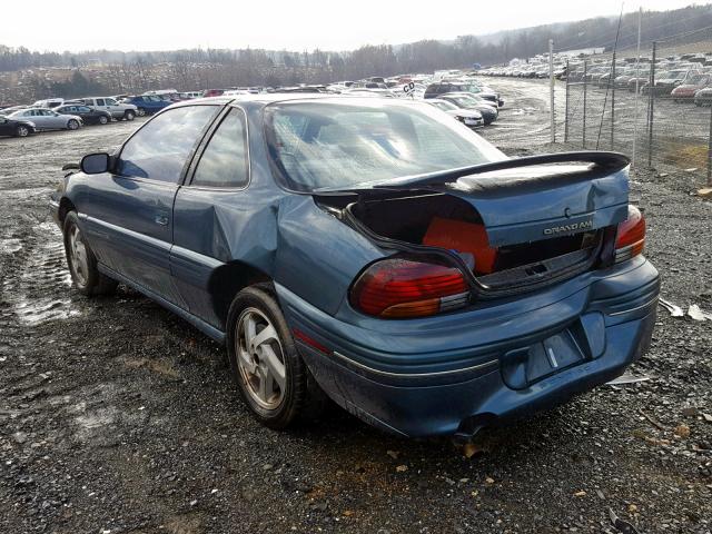 1G2NE12M1VC764737 - 1997 PONTIAC GRAND AM S GREEN photo 3