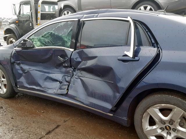 1G1ZC5EB9AF110428 - 2010 CHEVROLET MALIBU 1LT BLUE photo 9