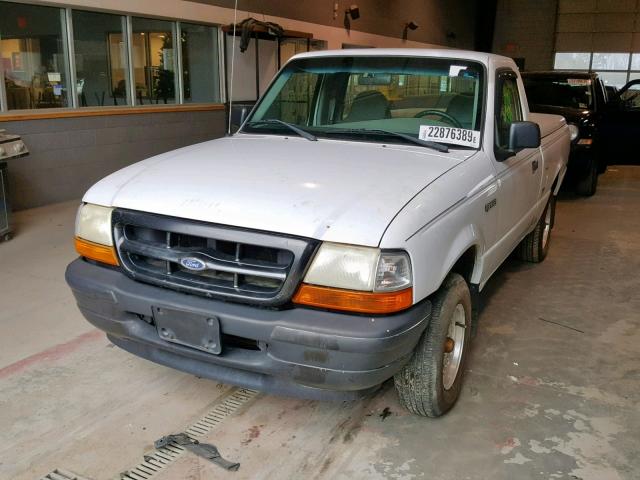 1FTYR10C2WUC02431 - 1998 FORD RANGER WHITE photo 2