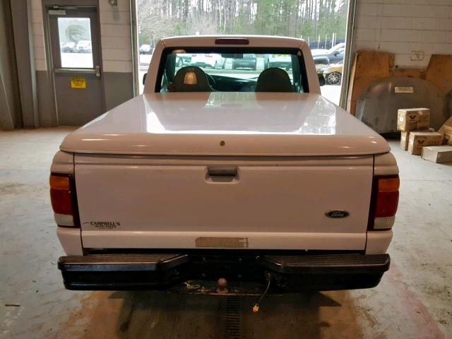 1FTYR10C2WUC02431 - 1998 FORD RANGER WHITE photo 6