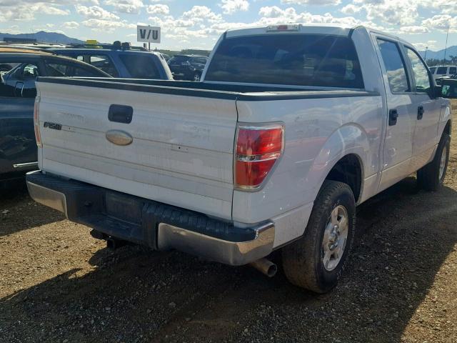 1FTFW1EF7BFC66451 - 2011 FORD F150 SUPER WHITE photo 4