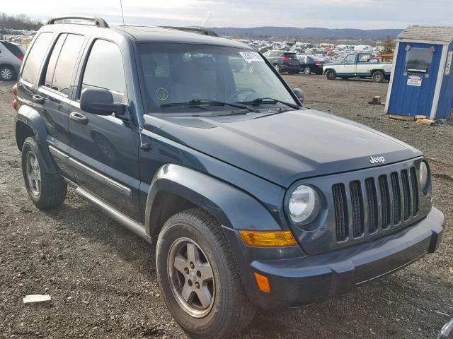 1J4GL38K15W641475 - 2005 JEEP LIBERTY RE GREEN photo 1