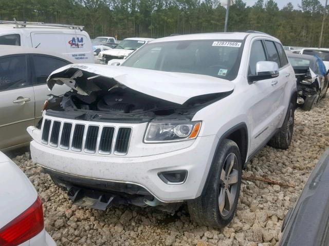 1C4RJFBG7EC506495 - 2014 JEEP GRAND CHER WHITE photo 2