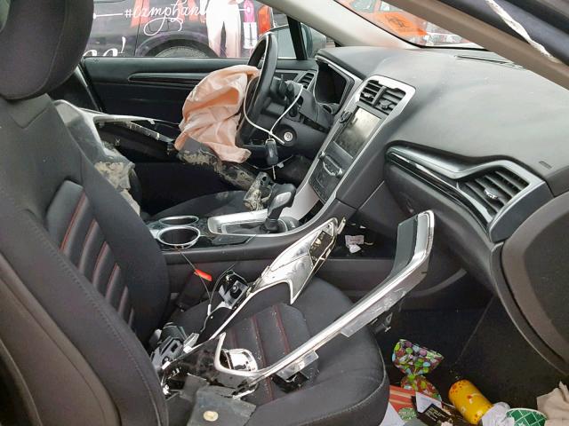 3FA6P0H95DR387343 - 2013 FORD FUSION SE CHARCOAL photo 5