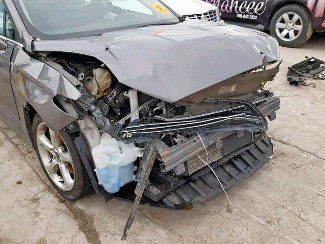 3FA6P0H95DR387343 - 2013 FORD FUSION SE CHARCOAL photo 9
