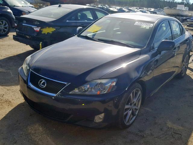 JTHBK262285061516 - 2008 LEXUS IS 250 BLUE photo 2