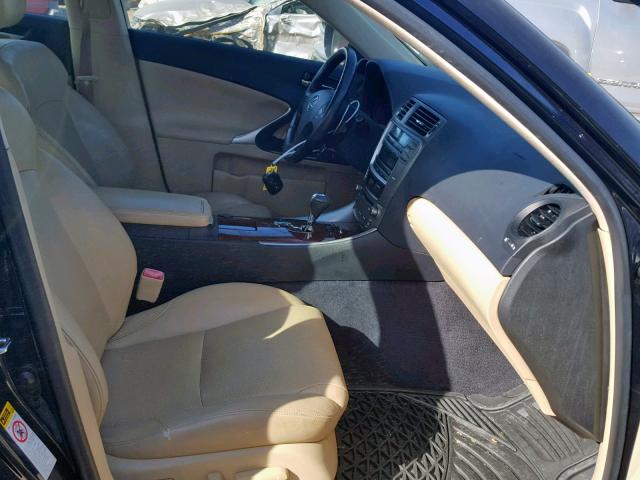 JTHBK262285061516 - 2008 LEXUS IS 250 BLUE photo 5