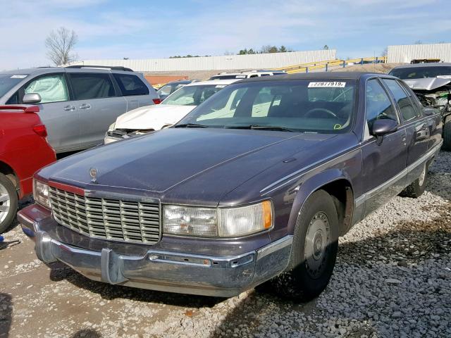 1G6DW52PXRR701003 - 1994 CADILLAC FLEETWOOD PURPLE photo 2