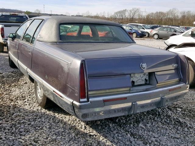 1G6DW52PXRR701003 - 1994 CADILLAC FLEETWOOD PURPLE photo 3