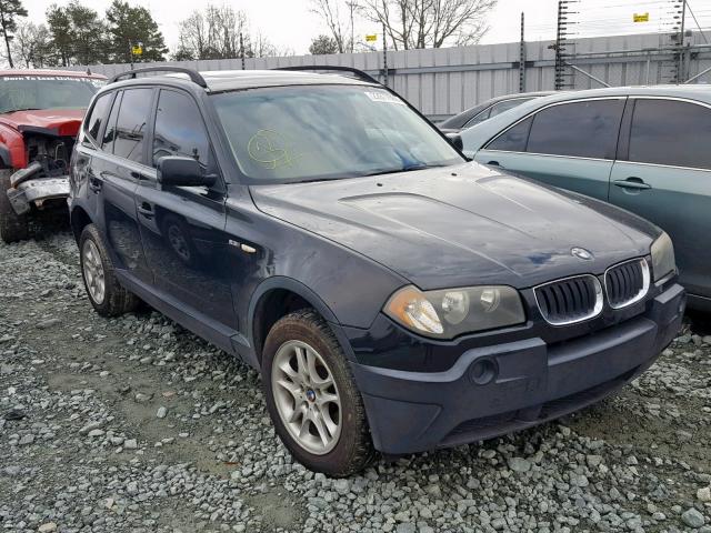 WBXPA73415WC49002 - 2005 BMW X3 2.5I BLACK photo 1