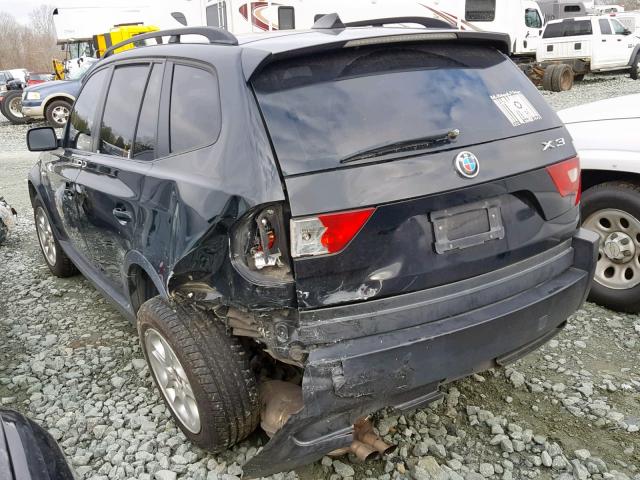 WBXPA73415WC49002 - 2005 BMW X3 2.5I BLACK photo 3