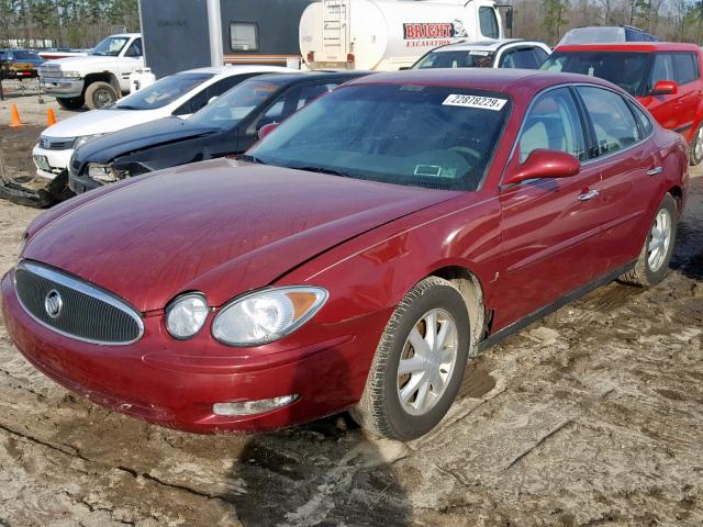 2G4WC582661133343 - 2006 BUICK LACROSSE C BURGUNDY photo 2