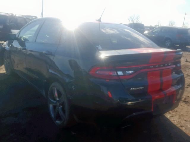 1C3CDFEB6ED906673 - 2014 DODGE DART GT BLACK photo 3