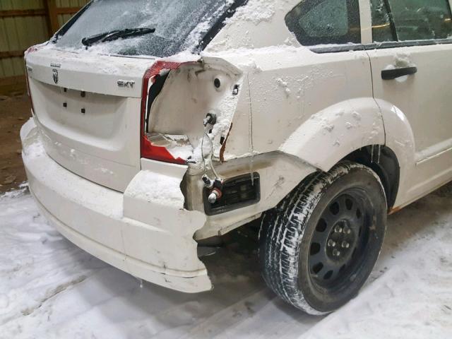 1B3HB48B28D690821 - 2008 DODGE CALIBER SX WHITE photo 9