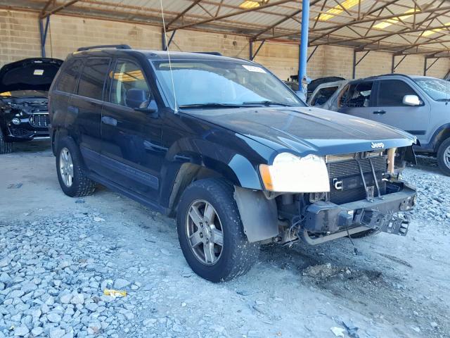 1J4HR48N86C216342 - 2006 JEEP GRAND CHER BLACK photo 1