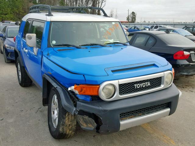 JTEBU11F470014429 - 2007 TOYOTA FJ CRUISER BLUE photo 1