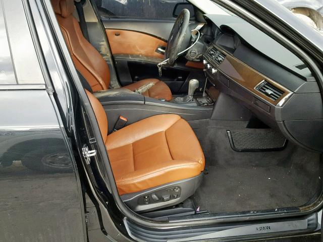 WBANF73537CU26727 - 2007 BMW 530 XI BLACK photo 5