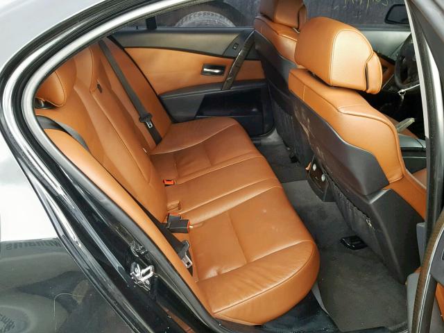 WBANF73537CU26727 - 2007 BMW 530 XI BLACK photo 6