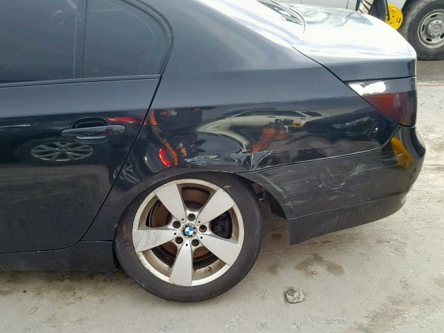 WBANF73537CU26727 - 2007 BMW 530 XI BLACK photo 9