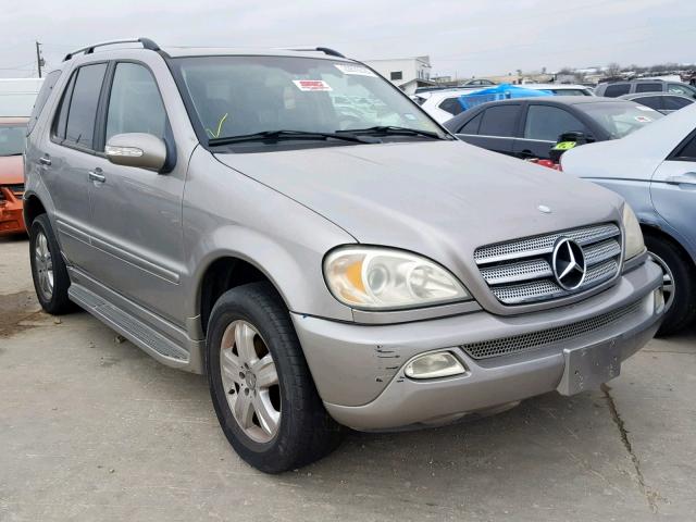 4JGAB57E05A566959 - 2005 MERCEDES-BENZ ML 350 SILVER photo 1