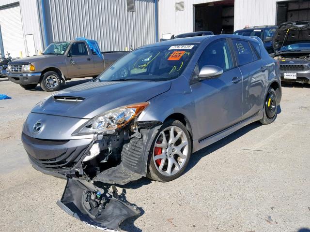 JM1BL1H3XA1203056 - 2010 MAZDA SPEED 3 SILVER photo 2