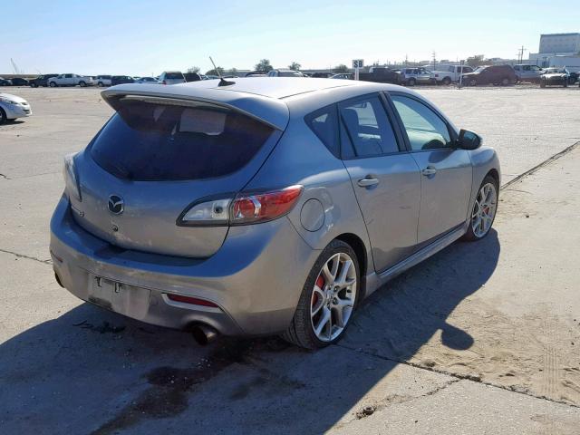 JM1BL1H3XA1203056 - 2010 MAZDA SPEED 3 SILVER photo 4