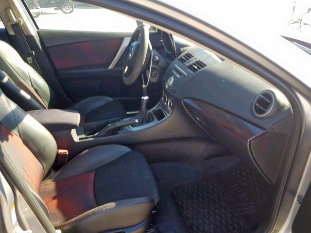 JM1BL1H3XA1203056 - 2010 MAZDA SPEED 3 SILVER photo 5