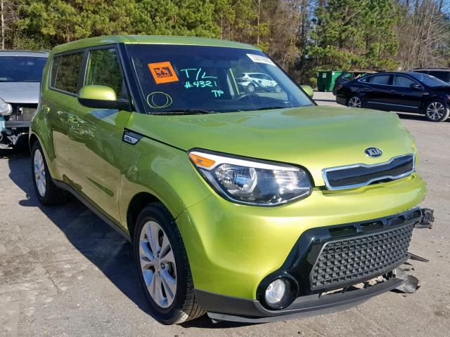 KNDJP3A52G7862293 - 2016 KIA SOUL + GREEN photo 1