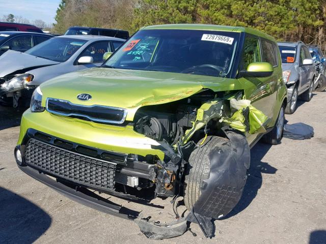 KNDJP3A52G7862293 - 2016 KIA SOUL + GREEN photo 2