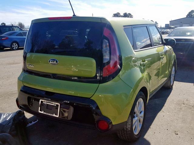 KNDJP3A52G7862293 - 2016 KIA SOUL + GREEN photo 4