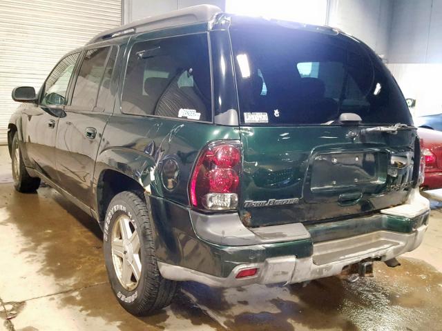 1GNET16P836170462 - 2003 CHEVROLET TRAILBLAZE GREEN photo 3