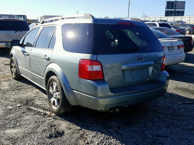 1FMDK03155GA72953 - 2005 FORD FREESTYLE GREEN photo 3