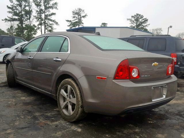 1G1ZC5E04CF104425 - 2012 CHEVROLET MALIBU 1LT BROWN photo 3
