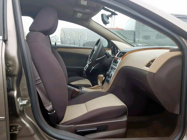 1G1ZC5E04CF104425 - 2012 CHEVROLET MALIBU 1LT BROWN photo 5