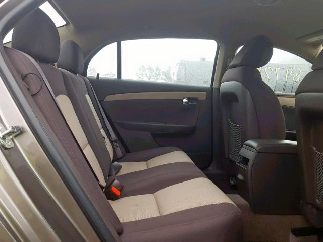 1G1ZC5E04CF104425 - 2012 CHEVROLET MALIBU 1LT BROWN photo 6