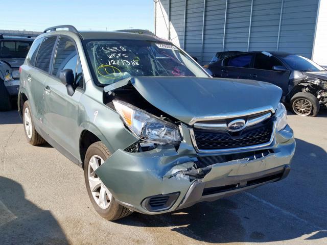 JF2SJABC3GH505515 - 2016 SUBARU FORESTER 2 მწვანე ფოტო 1