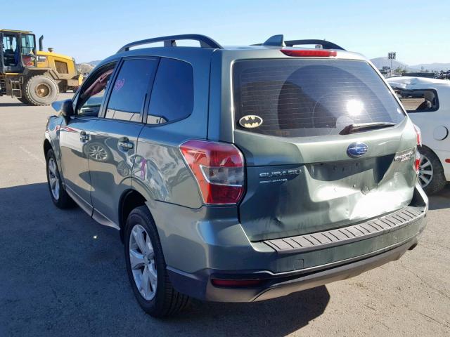 JF2SJABC3GH505515 - 2016 SUBARU FORESTER 2 მწვანე ფოტო 3